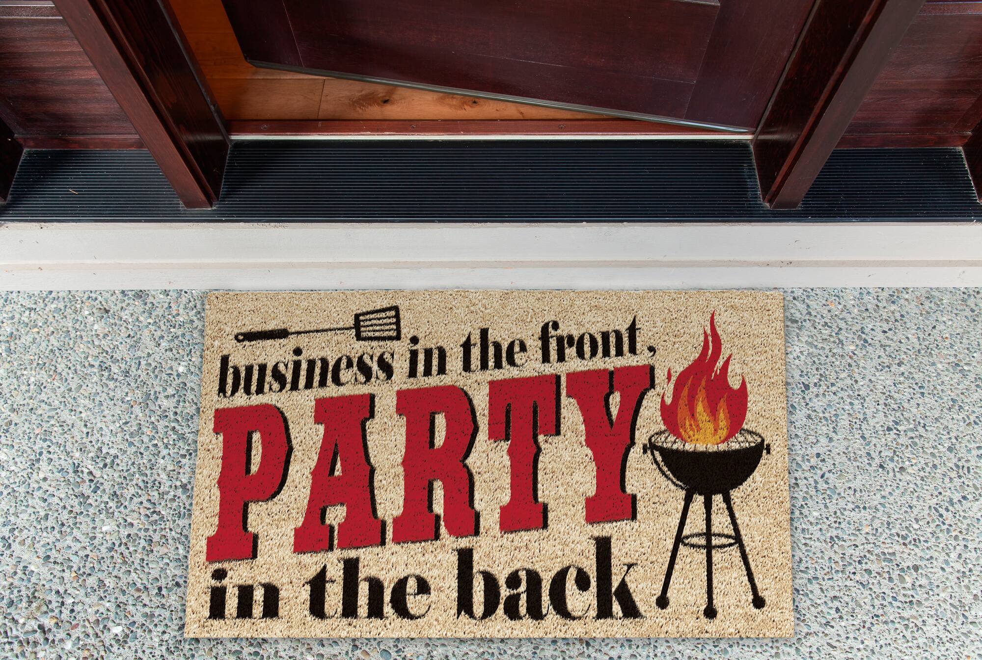 DII® Party In The Back Bbq Doormat